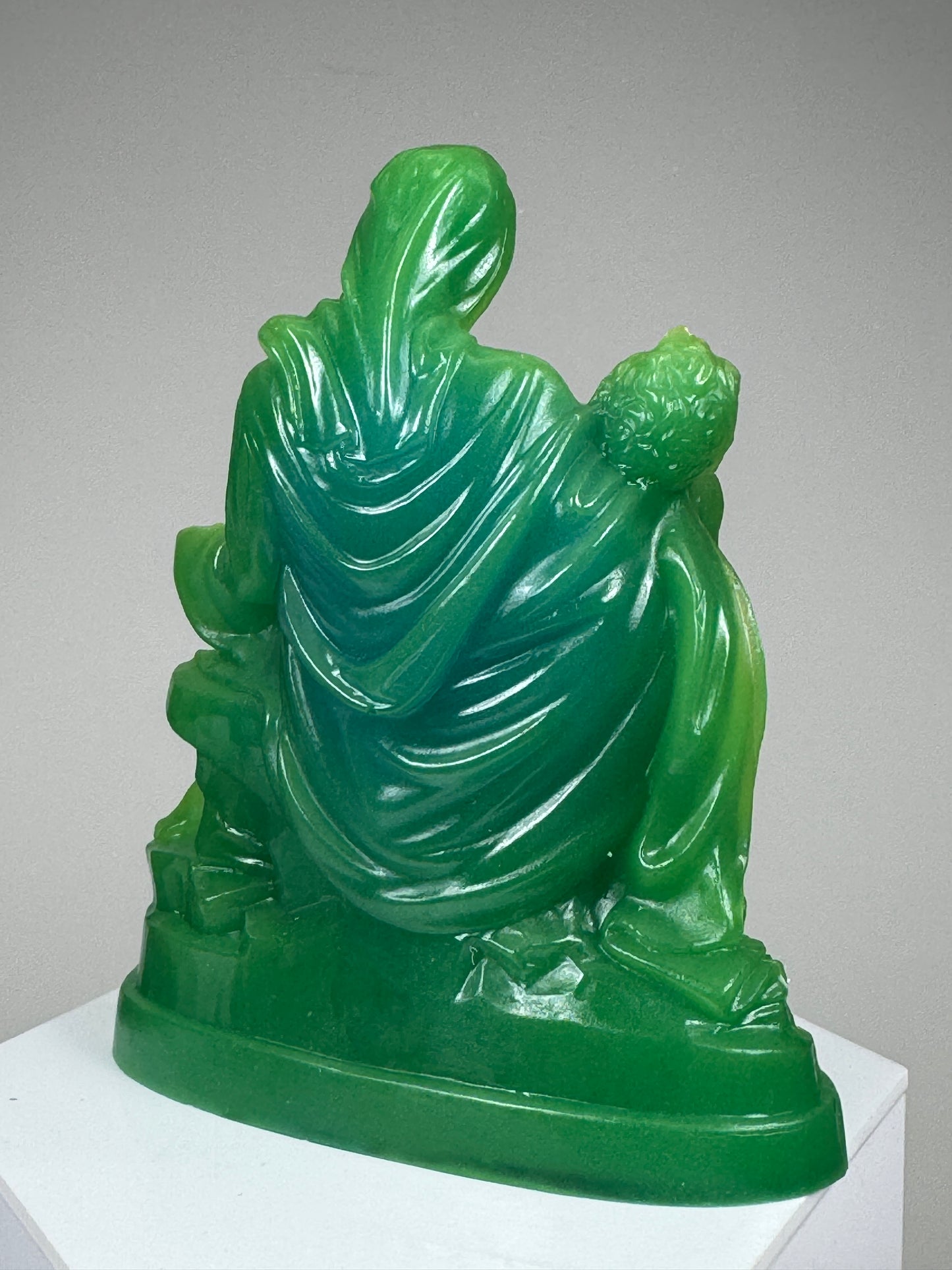 Pietà: Glow Green with Gold