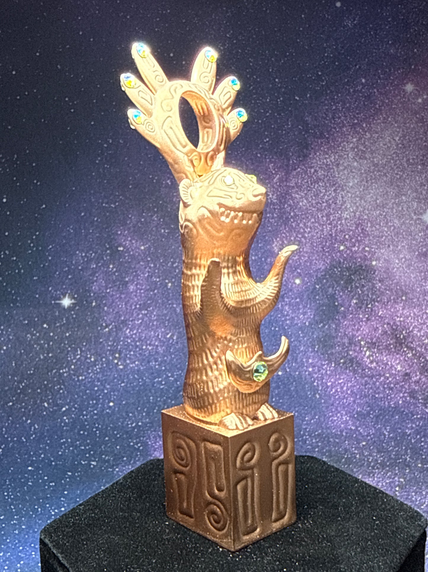 Egyptian Mongoose: Chrome Copper