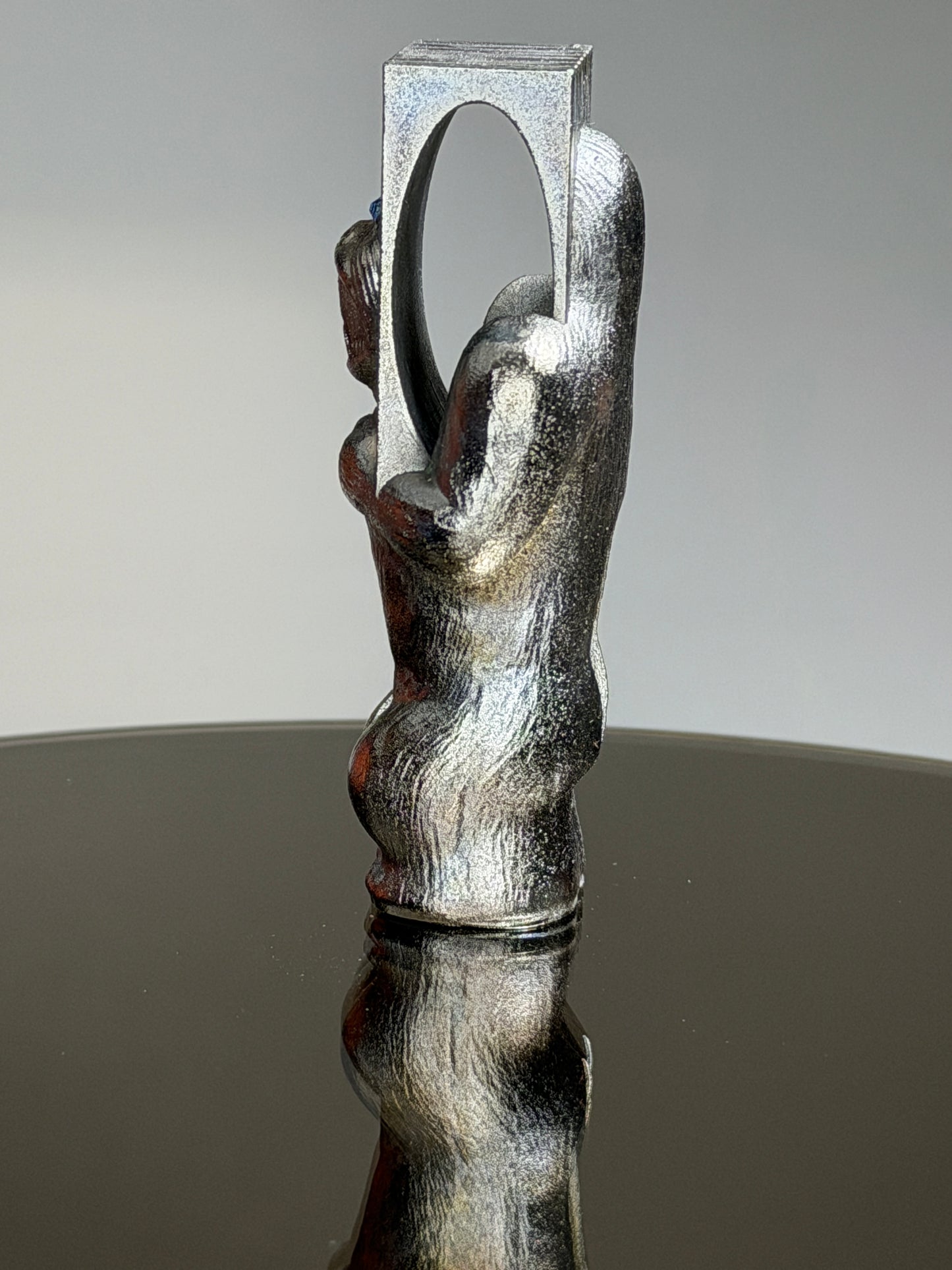 Monolith Head Ape: Chrome Plated Blocky