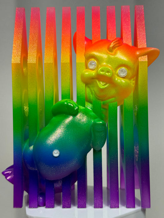 Blocked Twisty Pig: Neon Rainbow