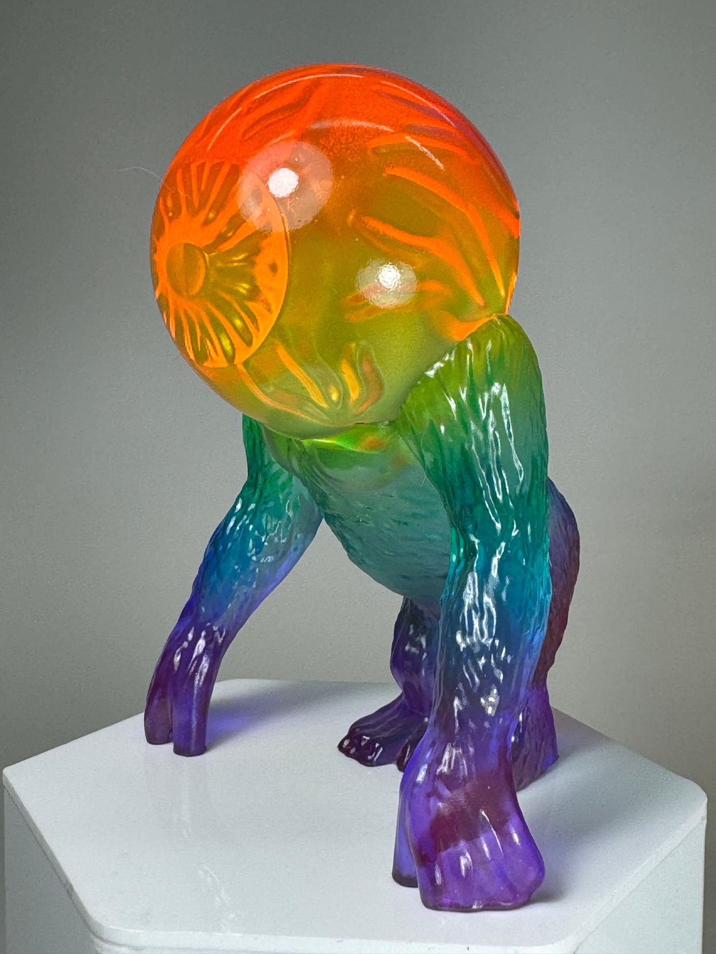 World Famous Deep Space Eyeball Ape: Transparent Rainbow