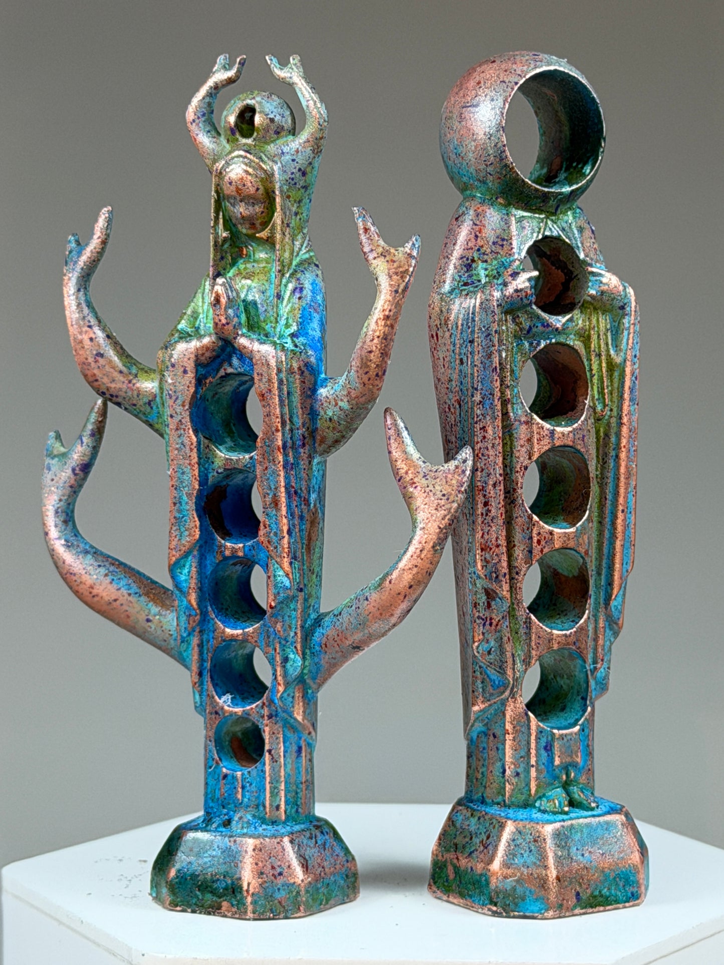 Whole Jesus and Mary Neo: Copper Plated Other Side