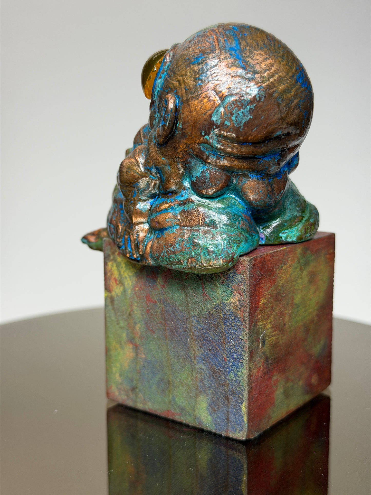 Bloat by Ophelia Toys: Copper Plated with Patina