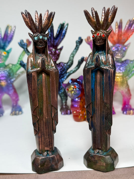 Bafflerack Mary set, Copper Plated for B