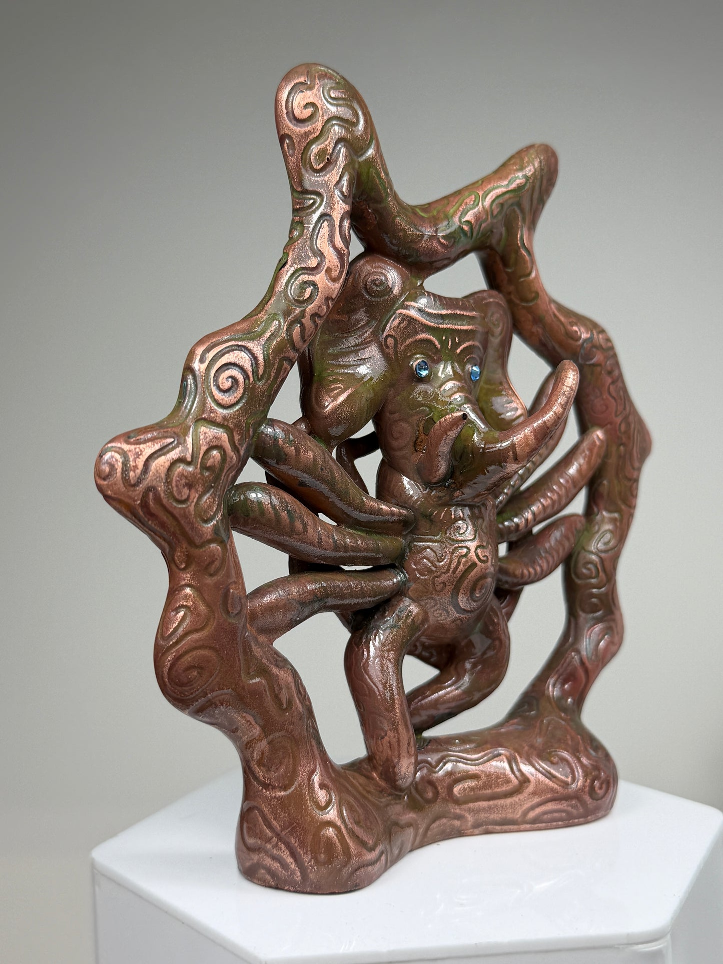 Ganna Sh’aa: Copper Plated with Green