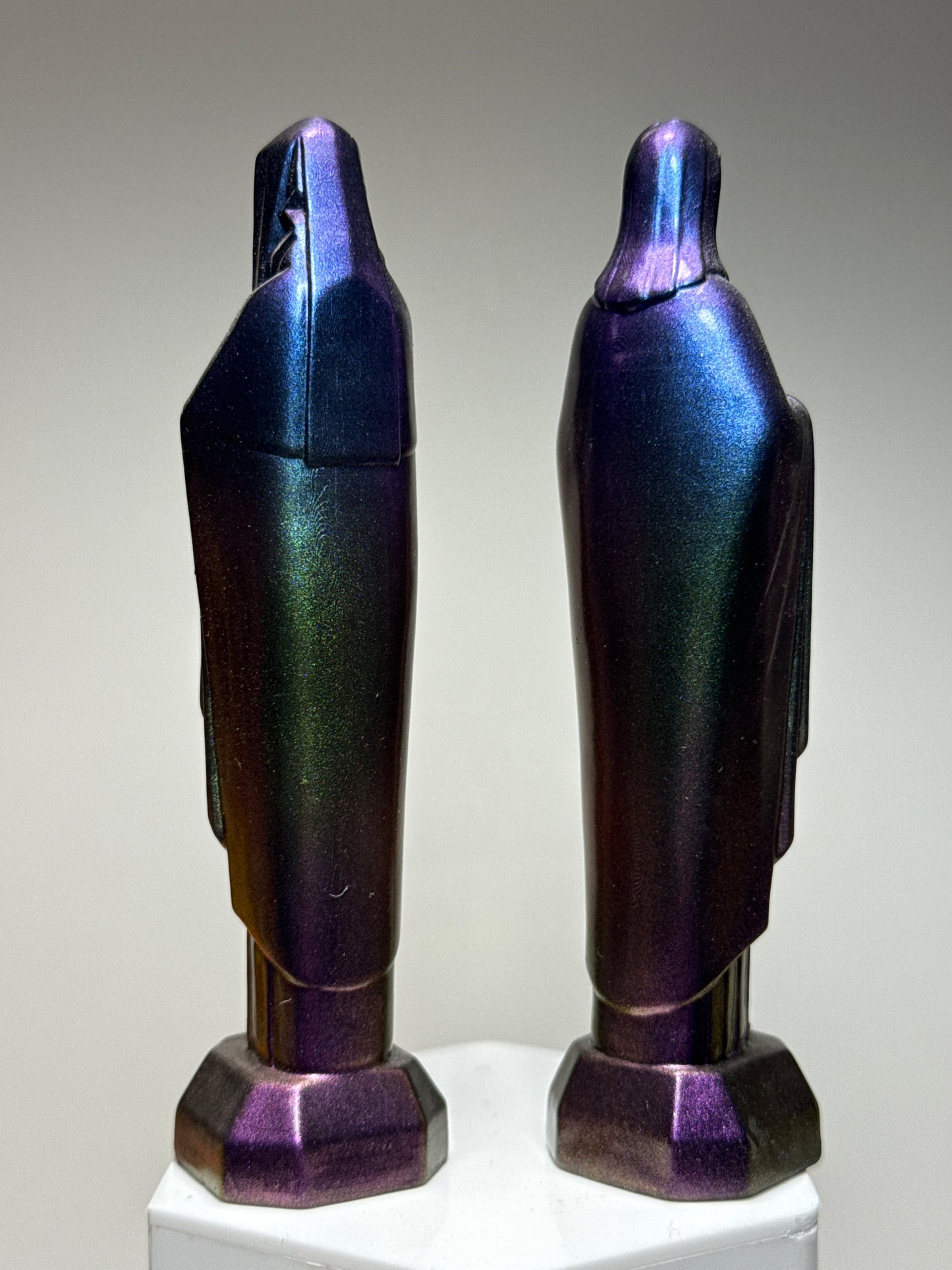 Modern Jesus and Mary: Chrome Rainbow Set