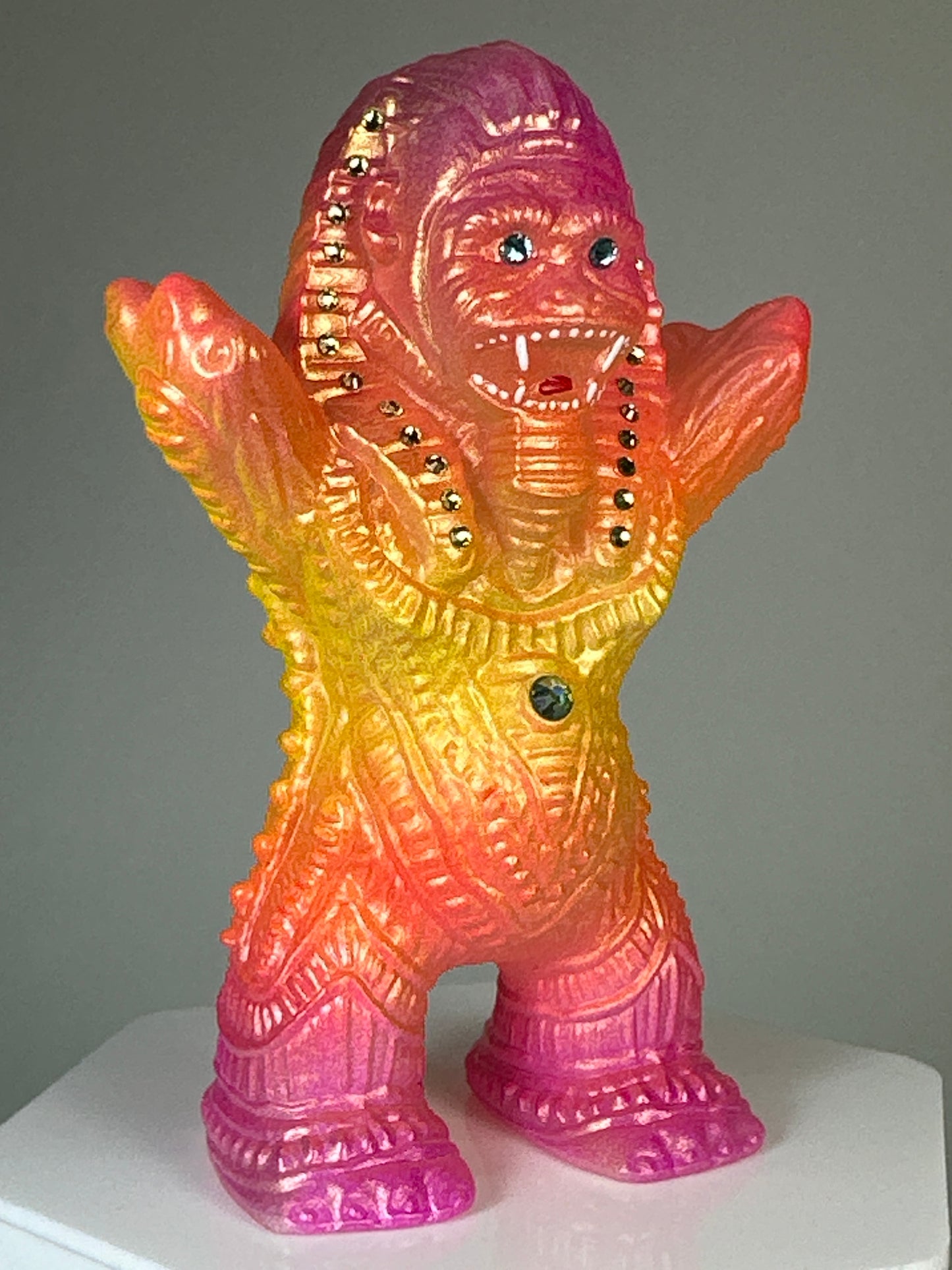 Cosmic Sphinx Ape Troll: Bright Neon