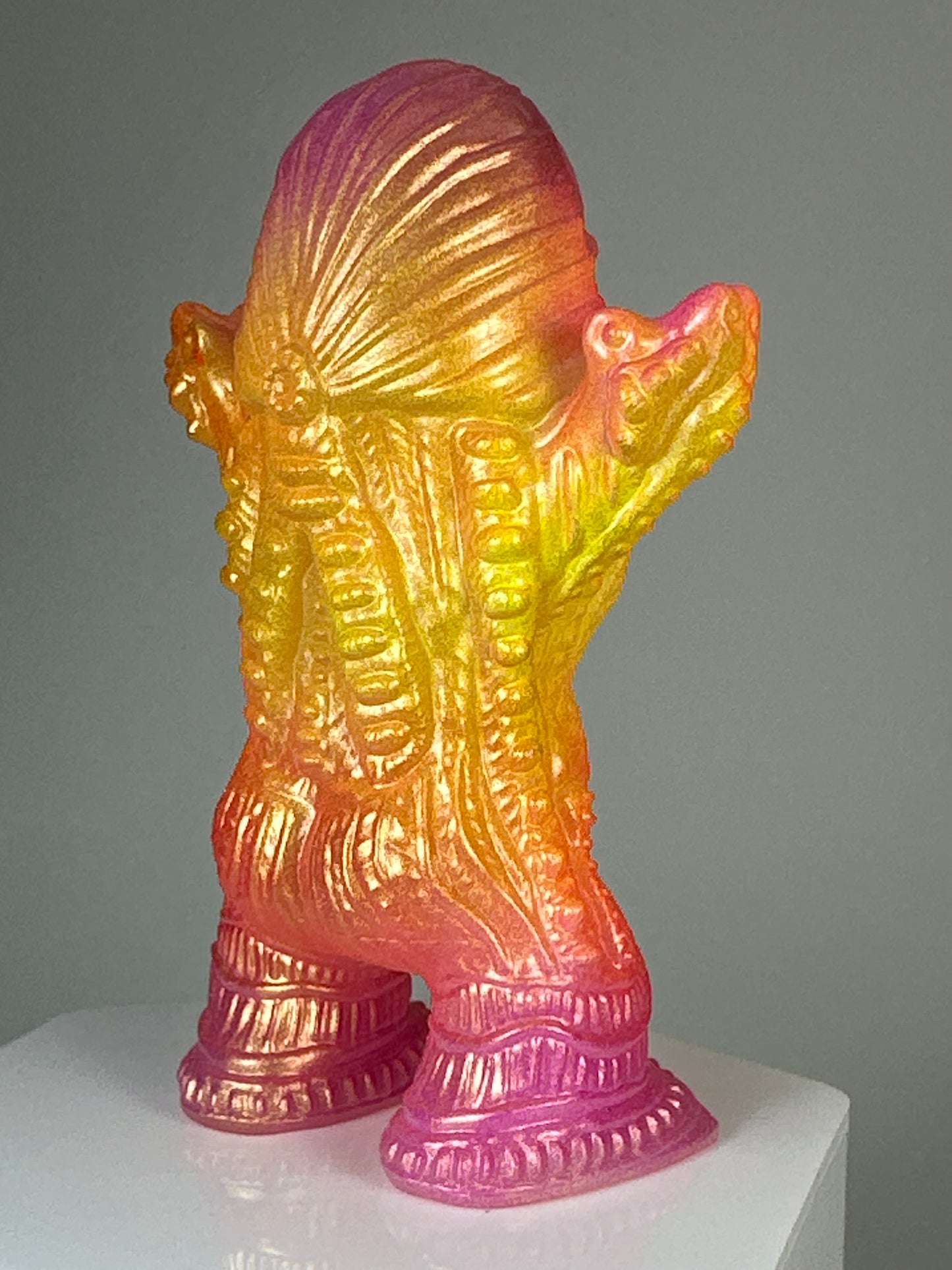 Cosmic Sphinx Ape Troll: Bright Neon