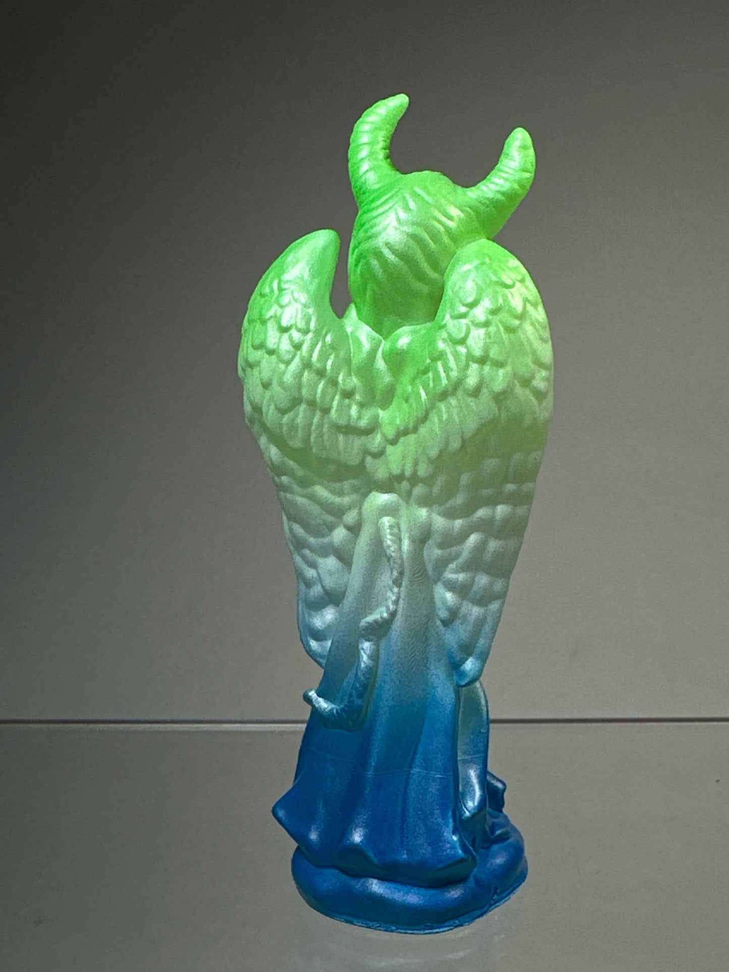 Fallen Angel Ape: Neon Green/Blue