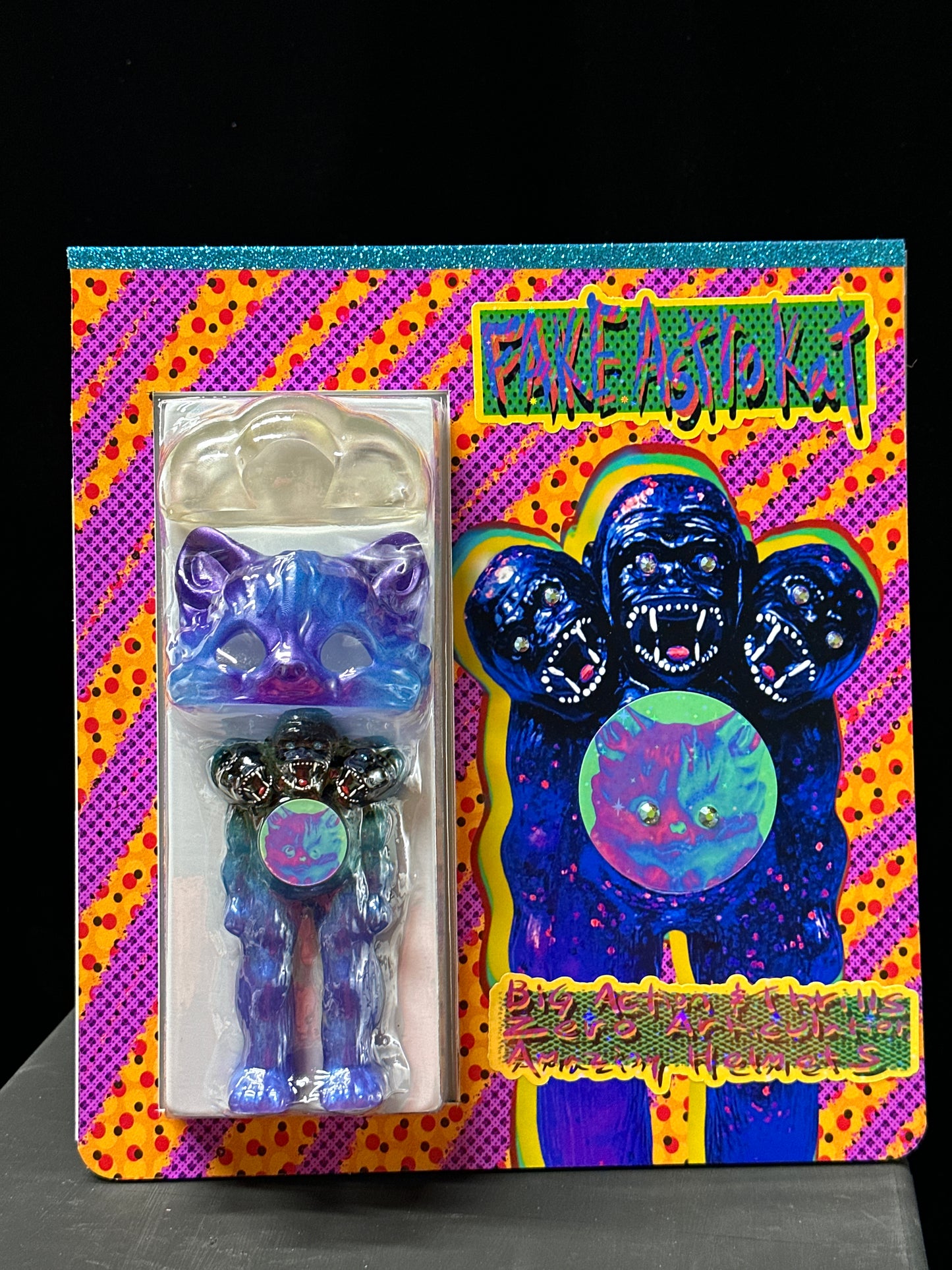 FAKE AstroKat: Teal/Blue Glitter (Limited Deluxe Package)
