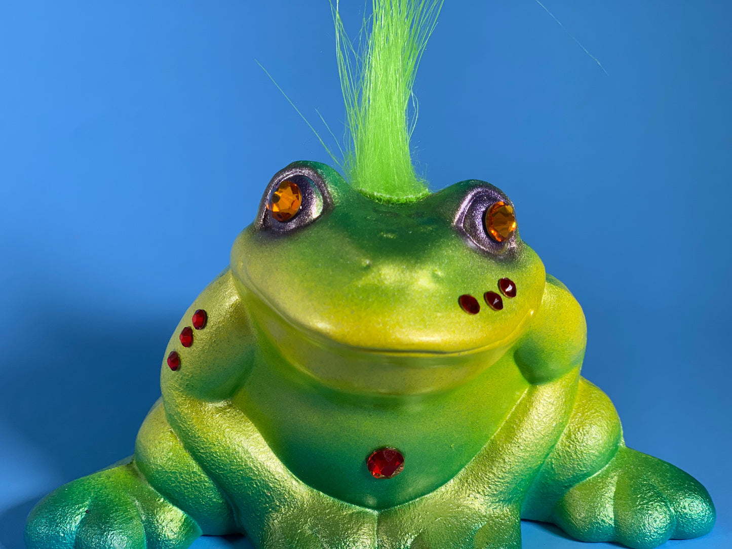 Frog with Green Hair