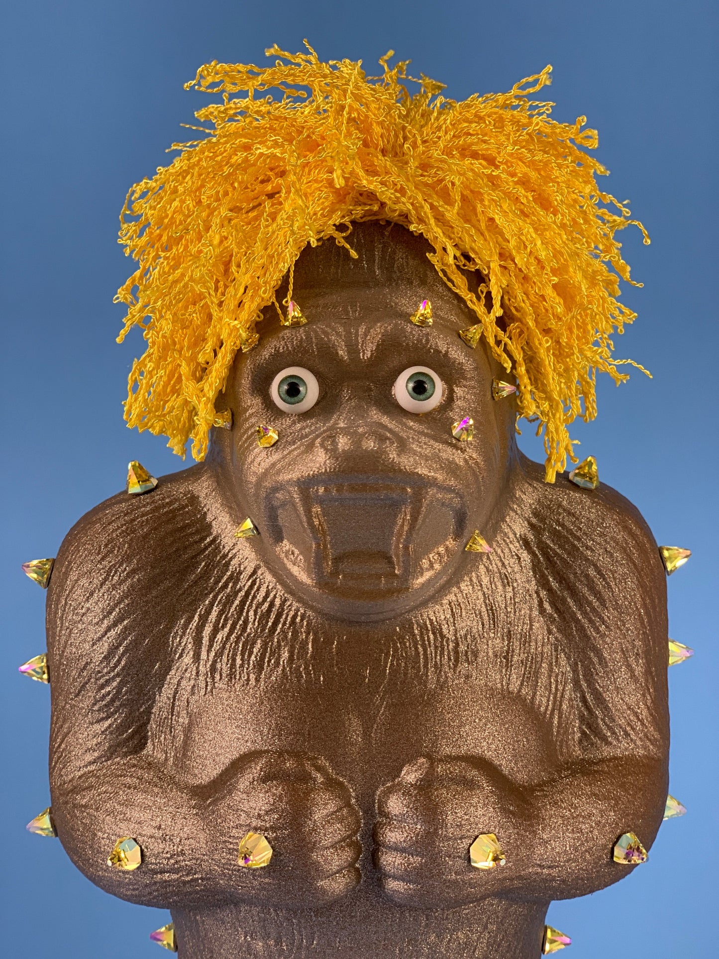 Crystal Spiked Yellow Haired Danger Ape