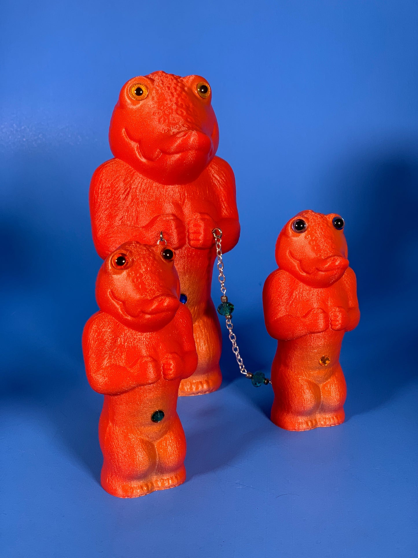 Wonderful Time Croc-Ape Family: Red/Orange
