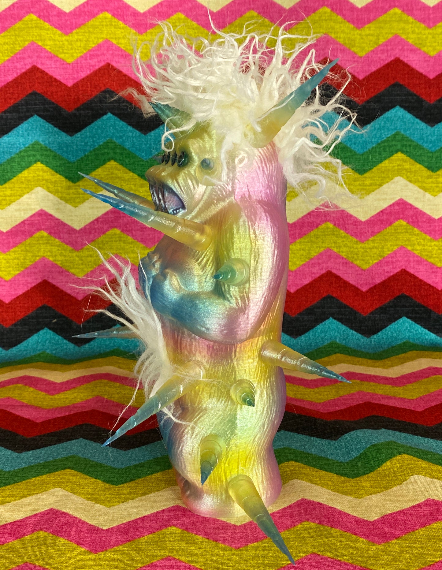 Translucent and Pastel Drill Spike Triple Headed Ape