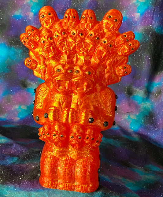 Mega God Ape Lord Freak: Shimmer Sparkle Red/Orange/Yellow