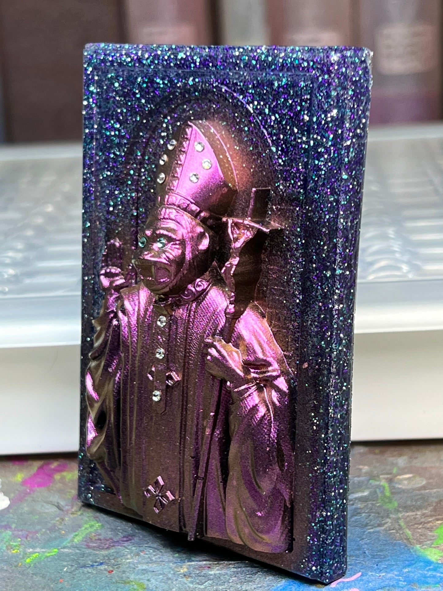 The Ape Bishop: Holy Decadence Pocket Ape, Purple