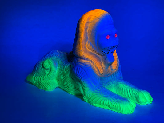 Sphinx Ape: Neon Chalkware