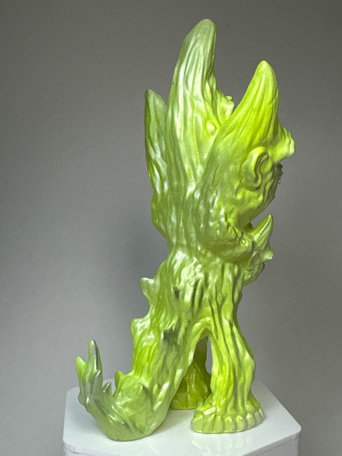 Moon Monster Number 666: Neon Yellow/Chrome