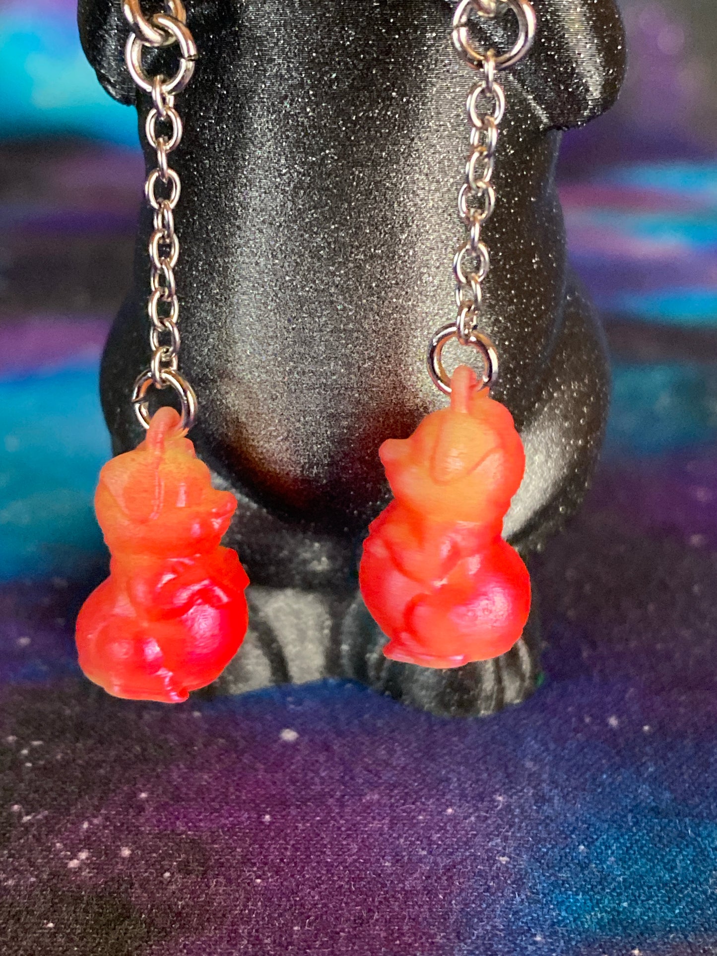 Sparkle Twisty Pig with Charms
