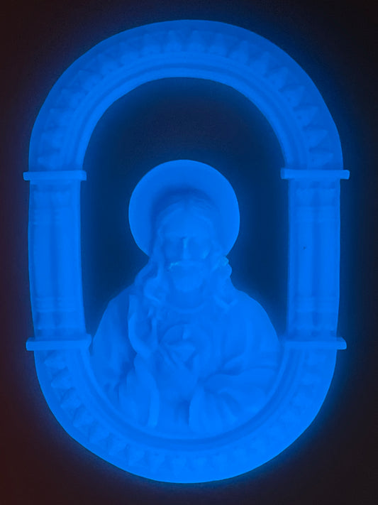 Bootleg Jesus: Glow in the Dark Blue