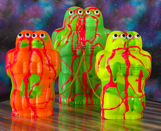 Double Happy Ape: 90s Neon Splatter Set