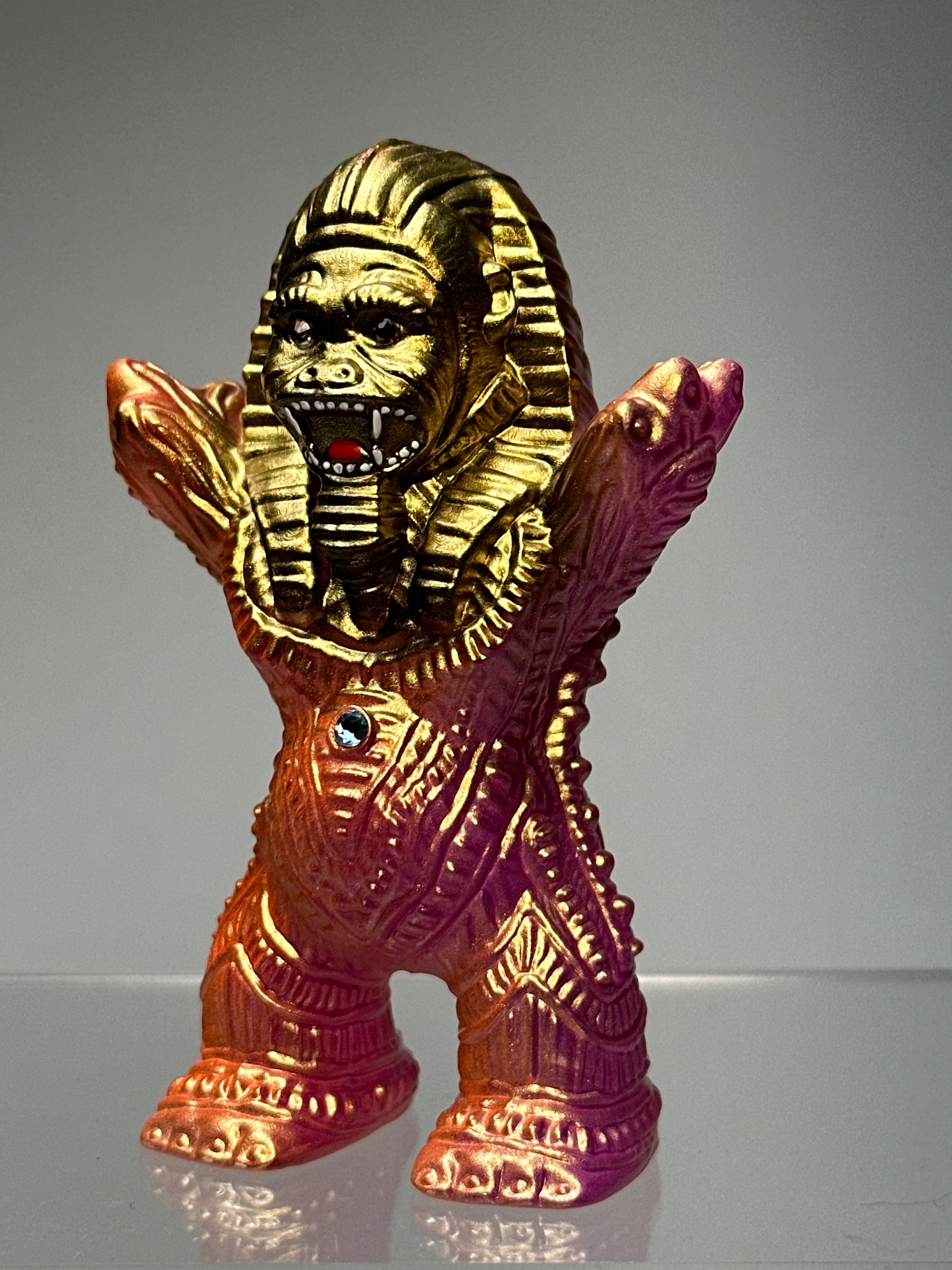 Cosmic Sphinx Ape Troll: Neon Purple/Orange