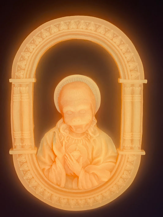 Bootleg Jesus Ape: False Idol of Glow in the Dark Orange