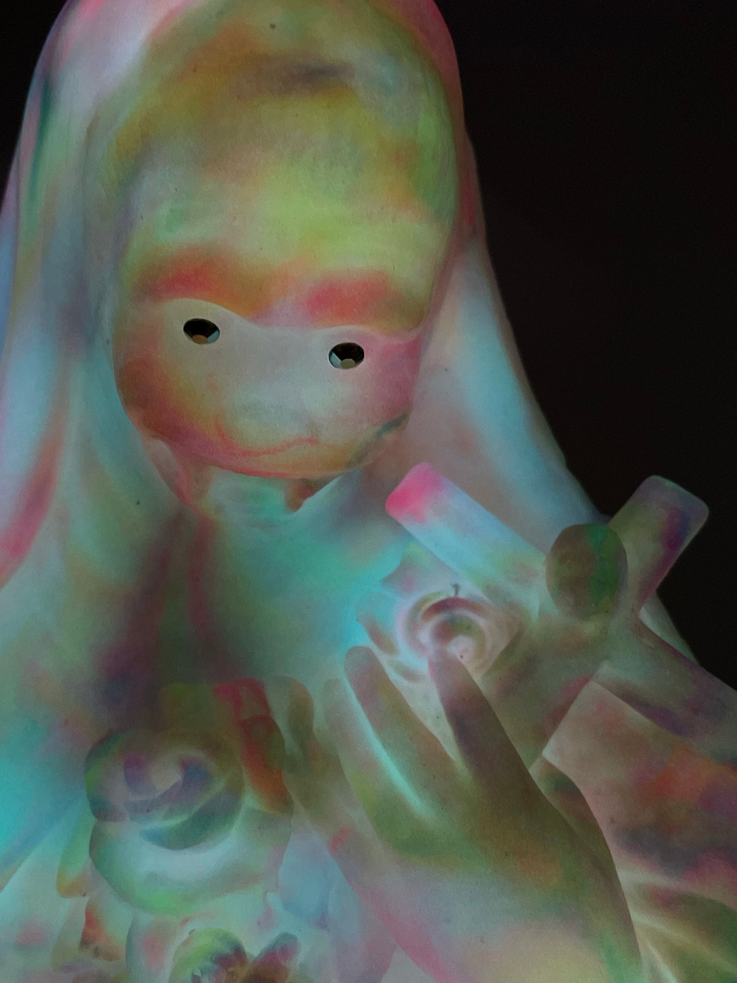 Ape Worship: Neon Marbled Glow in the Dark