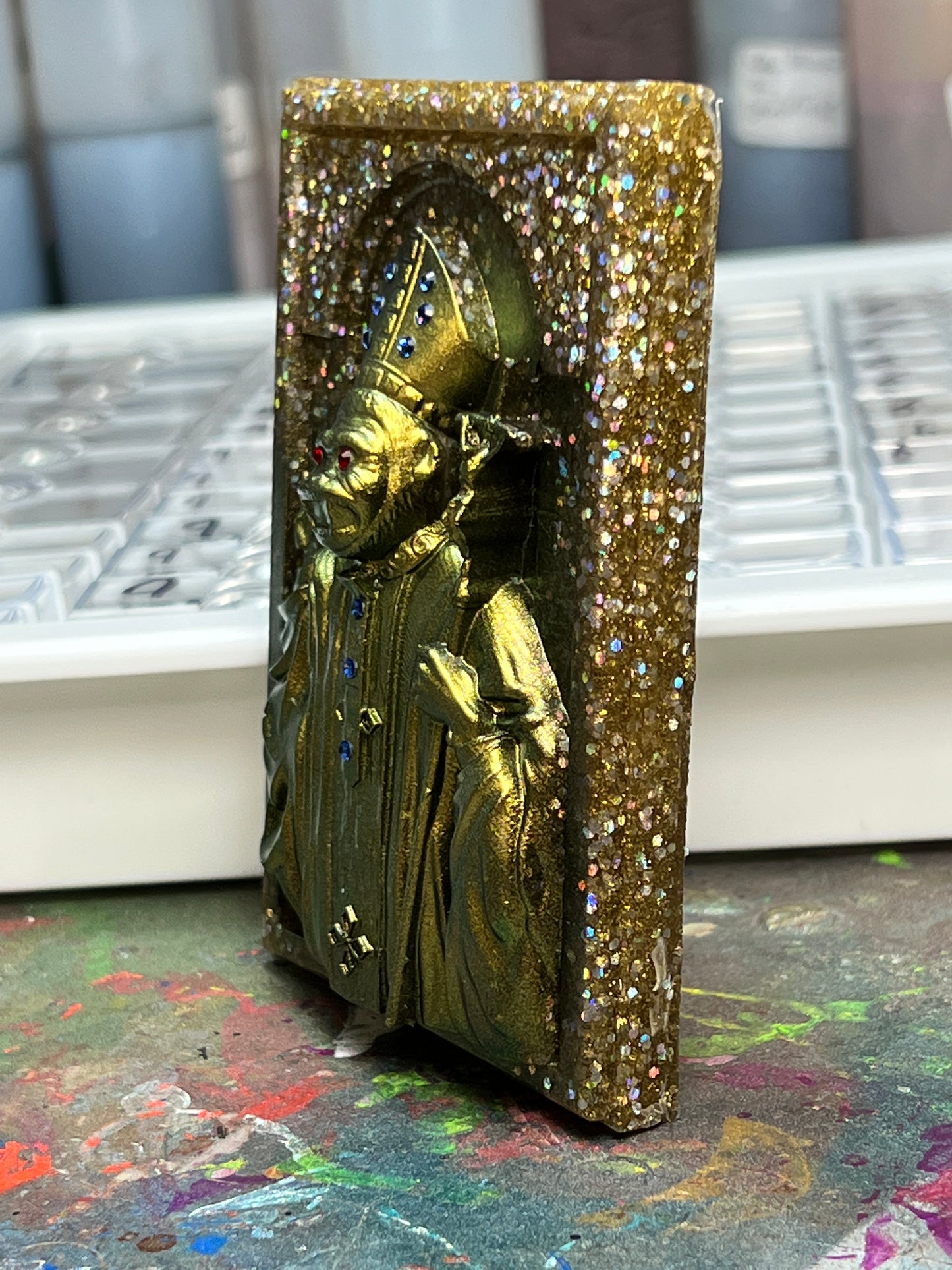 The Ape Bishop: Holy Decadence Pocket Ape, Gold