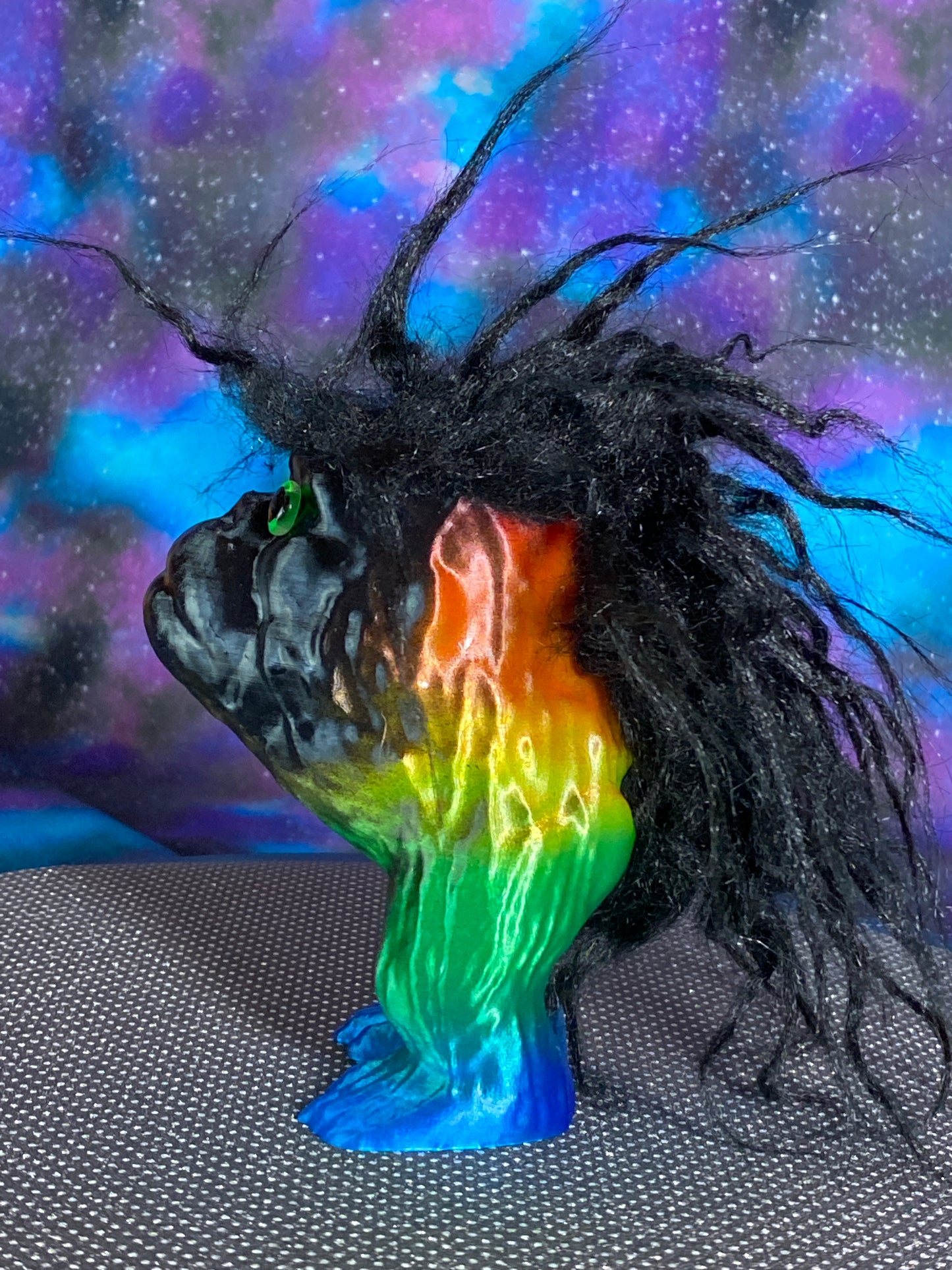 Ape Hopper: Rainbow with Black Hair