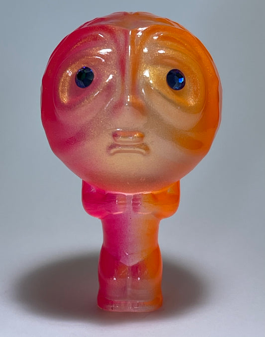 Moon Head Giant Head Freak: Pink/Orange