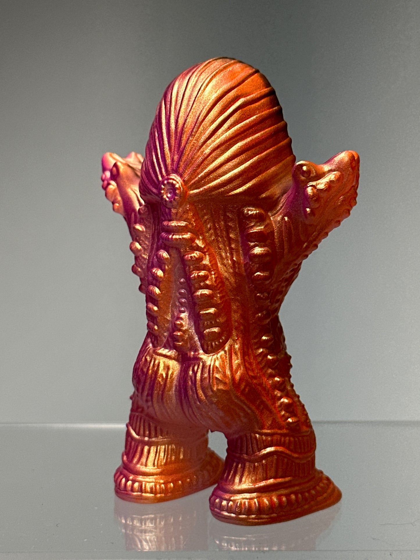 Cosmic Sphinx Ape Troll: Neon Purple/Orange