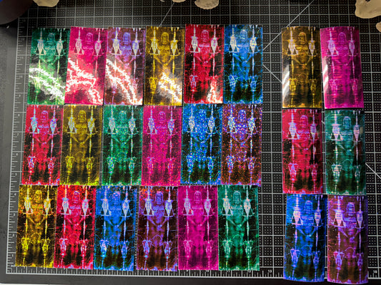 Ape Shroud Holographic Stickers, Set Of 4