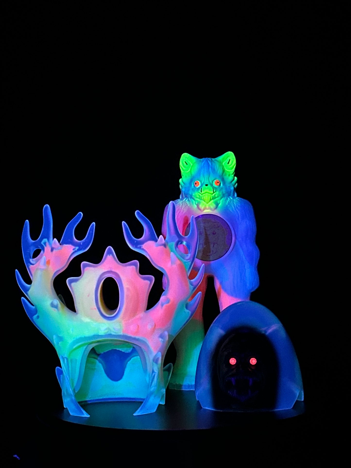 FAKE AstroApe XXL: Mega UV Glow in the Dark Factory Kat