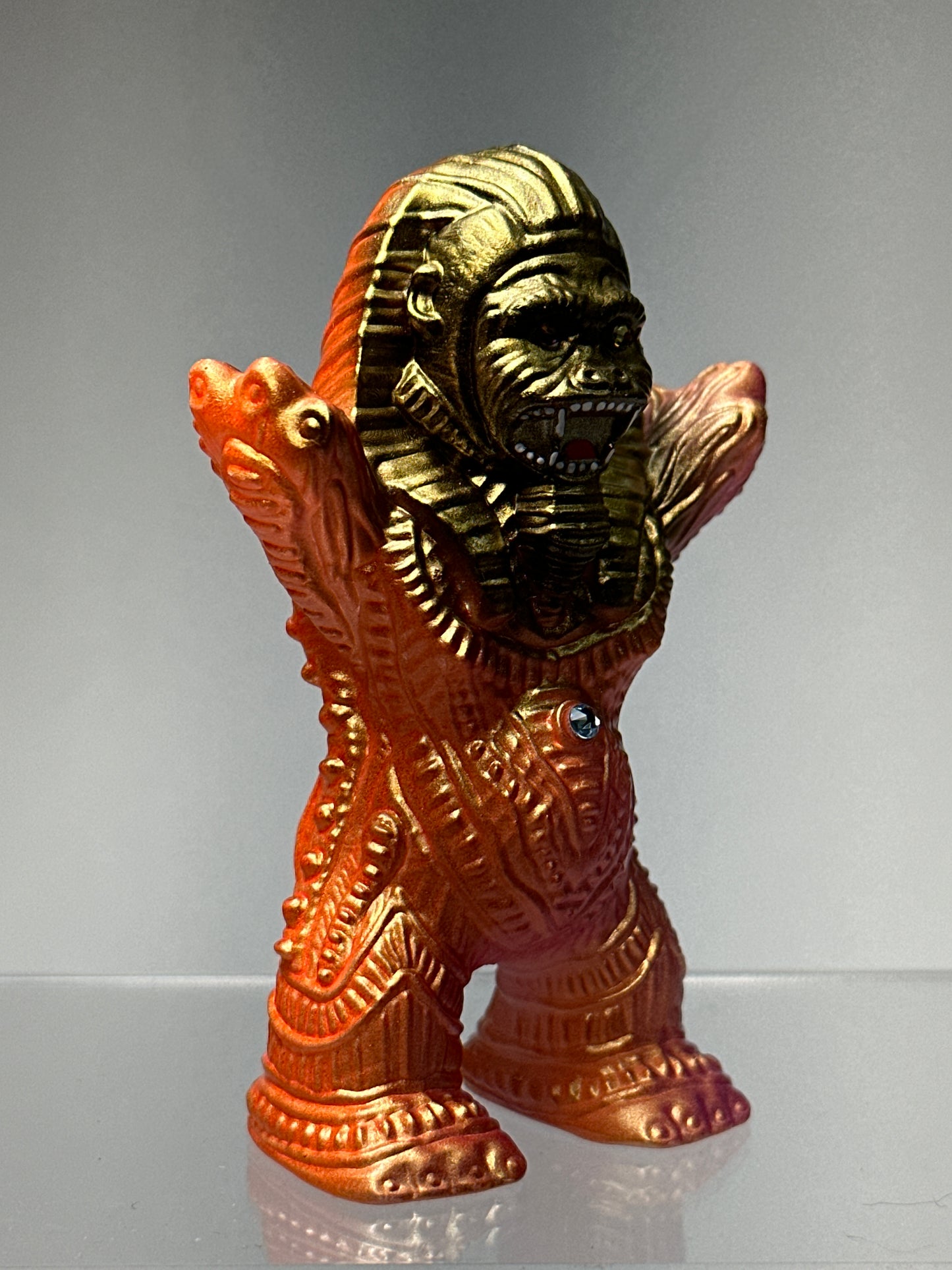 Cosmic Sphinx Ape Troll: Neon Purple/Orange