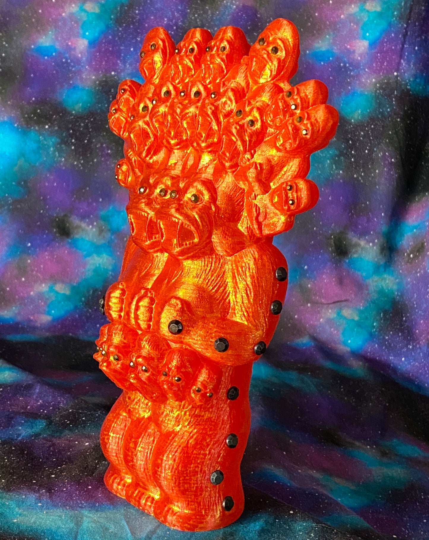 Mega God Ape Lord Freak: Shimmer Sparkle Red/Orange/Yellow