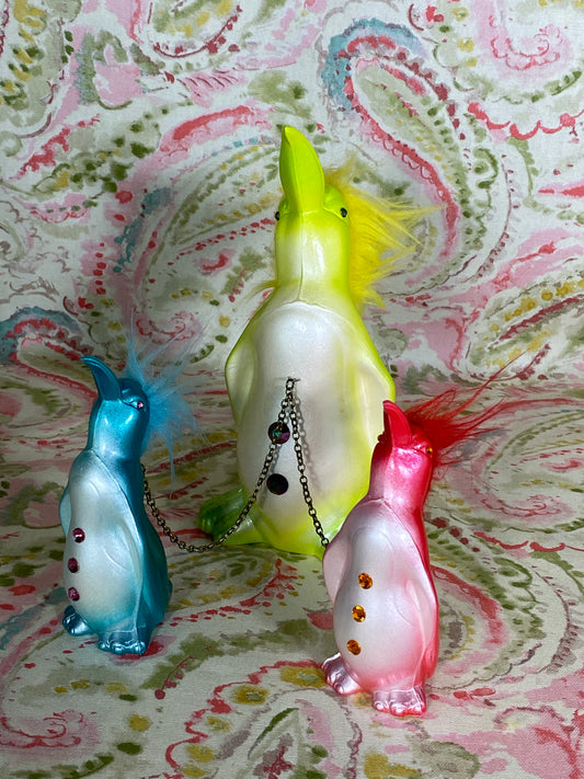 Three Hairy Penguins