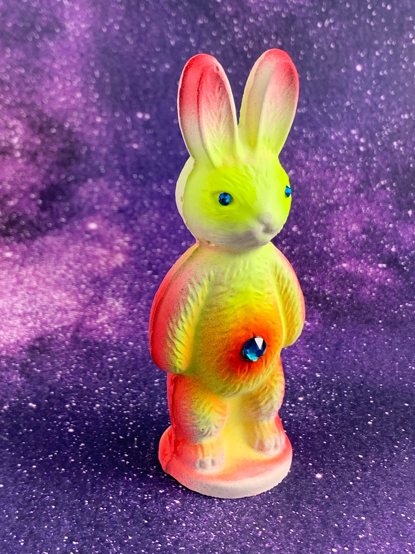 Toughie Rabbit: Fluorescent Yellow, Red and Orange
