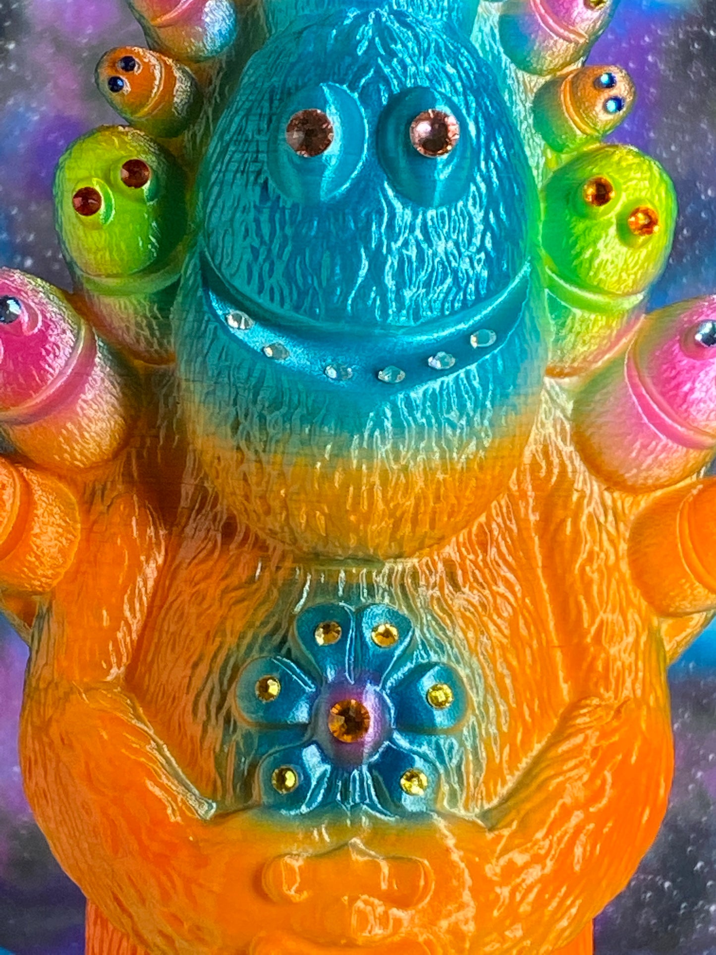 The Monster King: Orange/Pink/Blue/Yellow