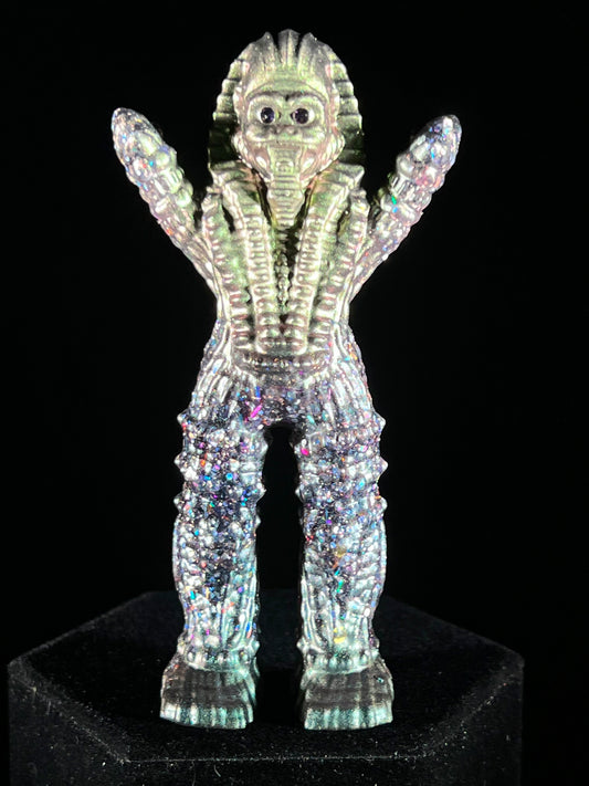 Astro Sphinx Ape: Dark Rainbow Glitter Agility Test