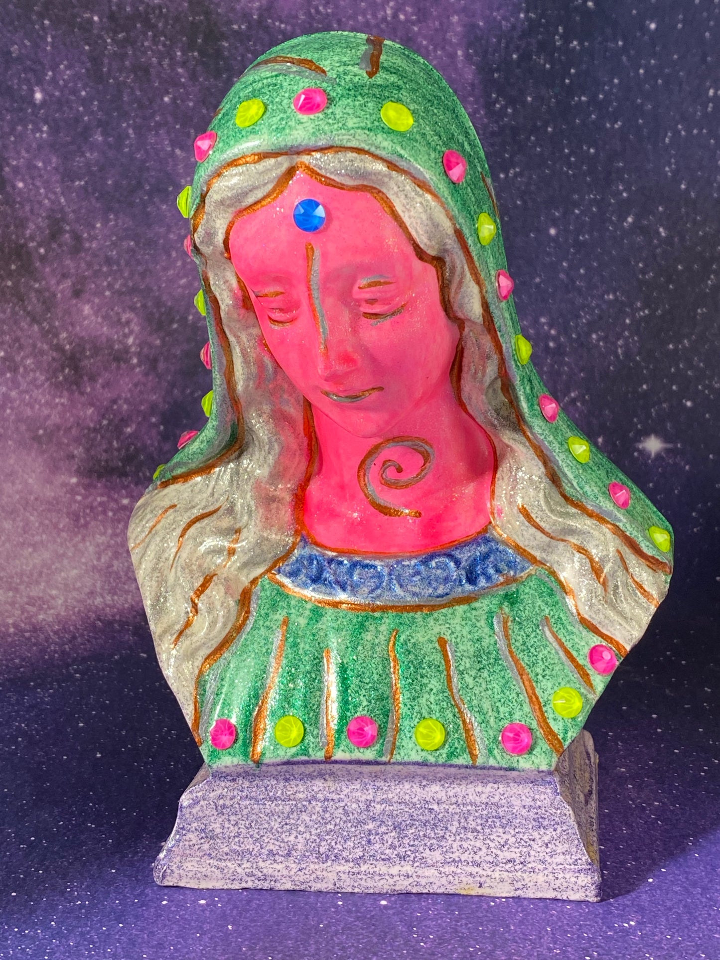 Mary Bust: Immaculate Rhinestones