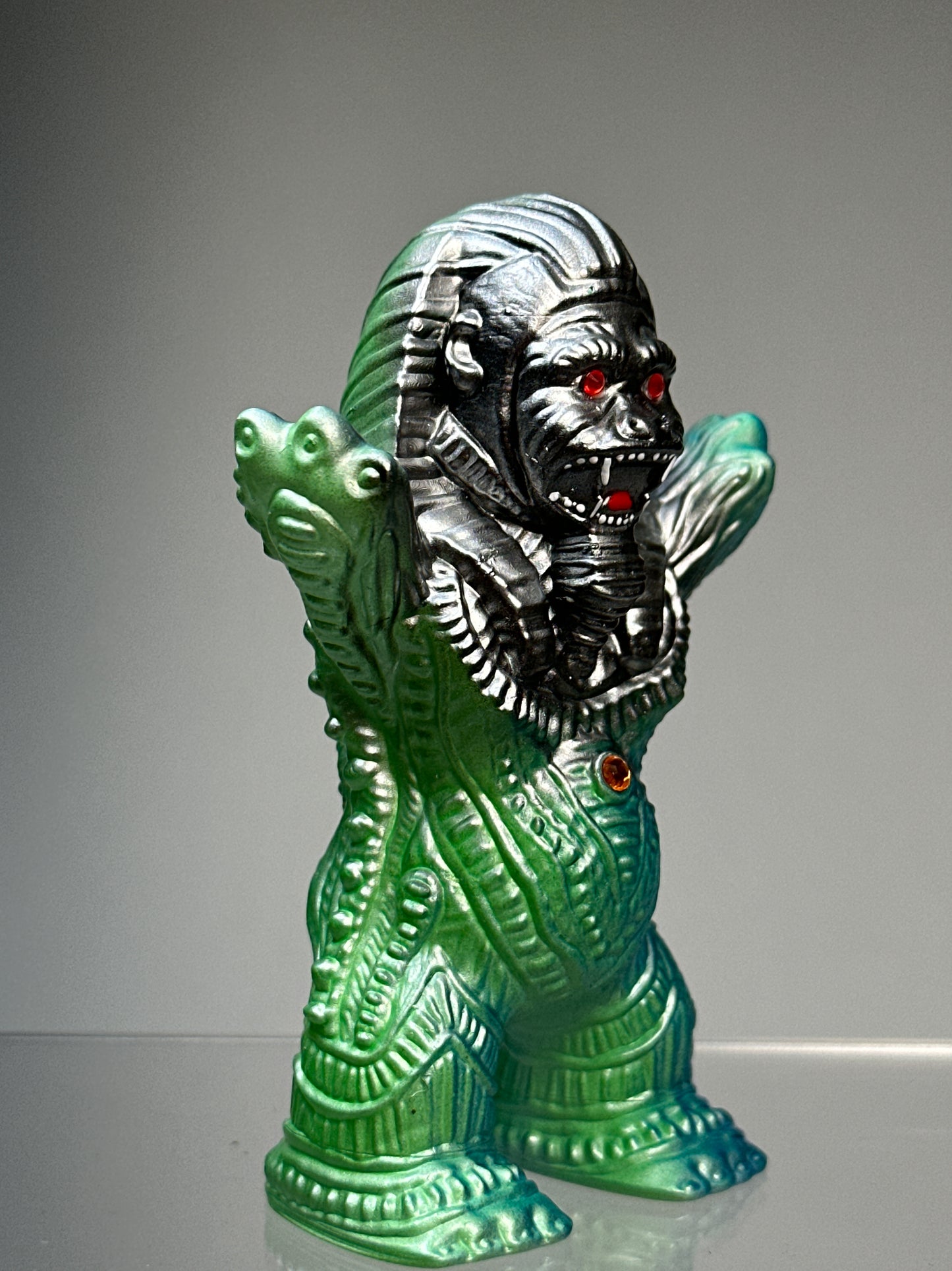 Cosmic Sphinx Ape Troll: Neon Green/Blue