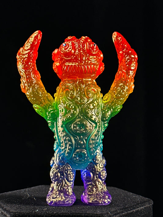 Robot Zee Row: Transparent Gold Rainbow