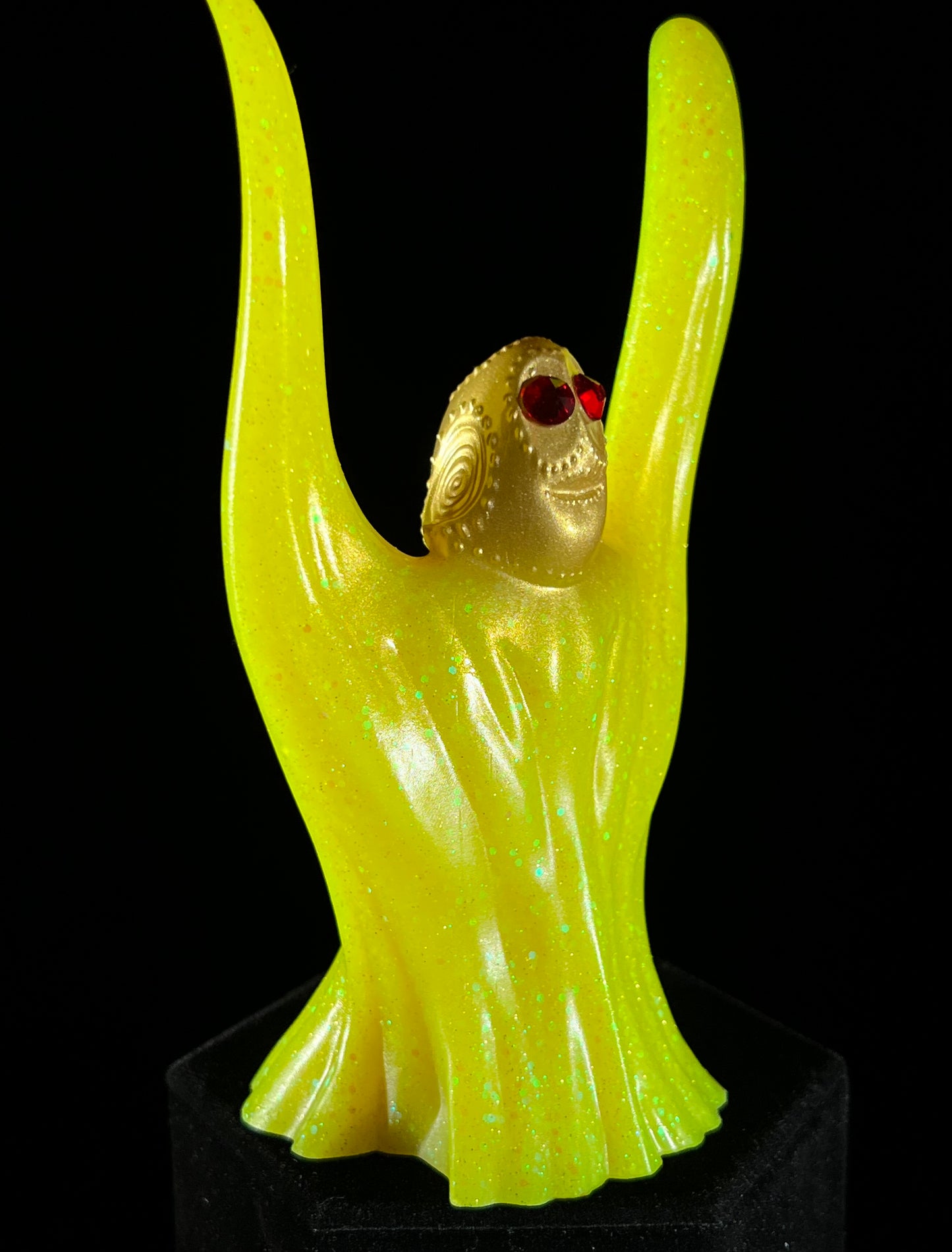 Robot Ghost Redux: Glitter Glow Yellow