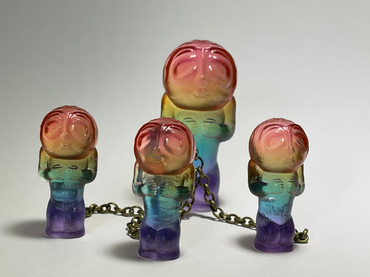Moon Head Freak: Transparent Rainbow Set