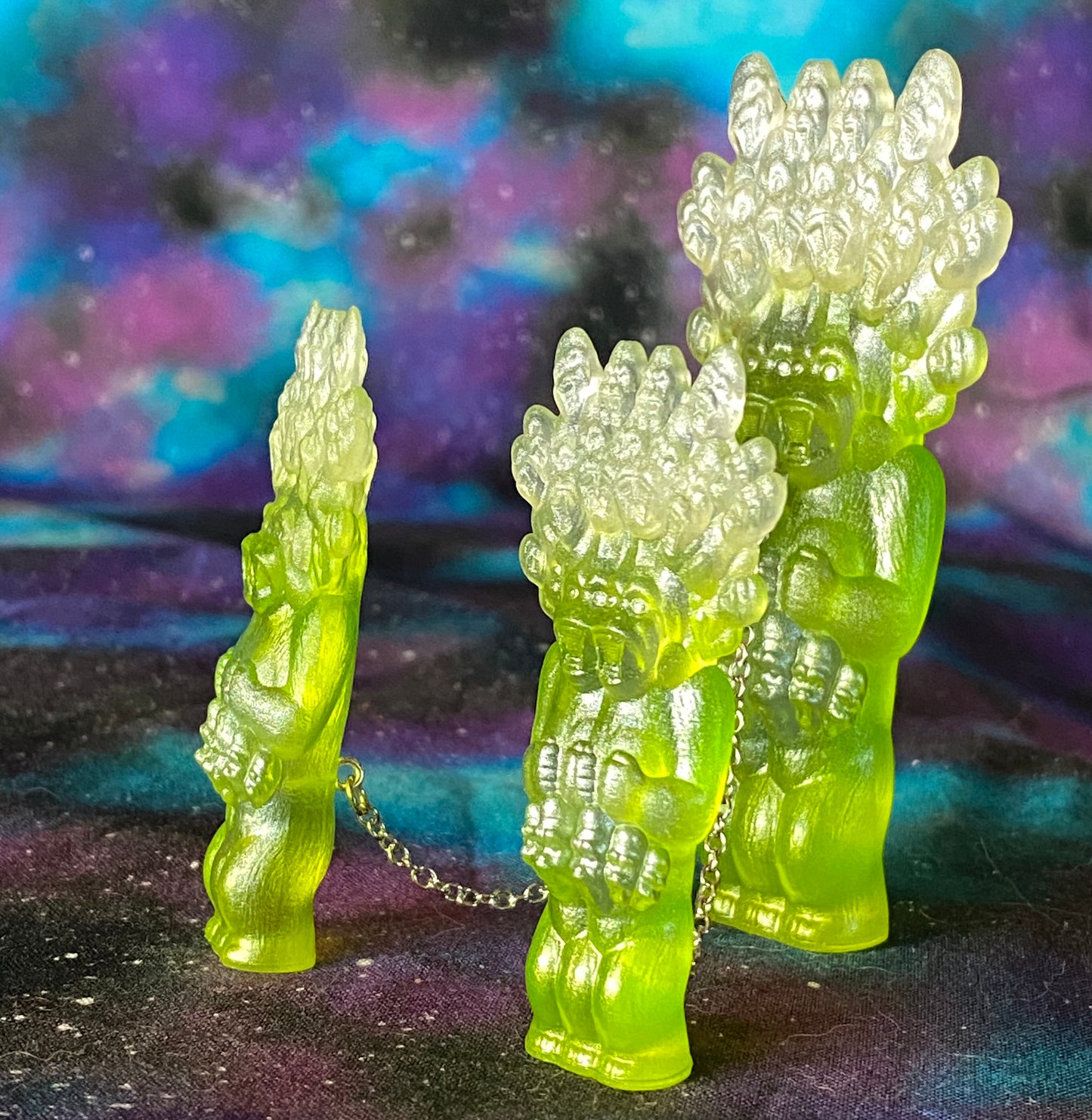 Super Tall Mega God Lord Ape Freaks: green/clear/white