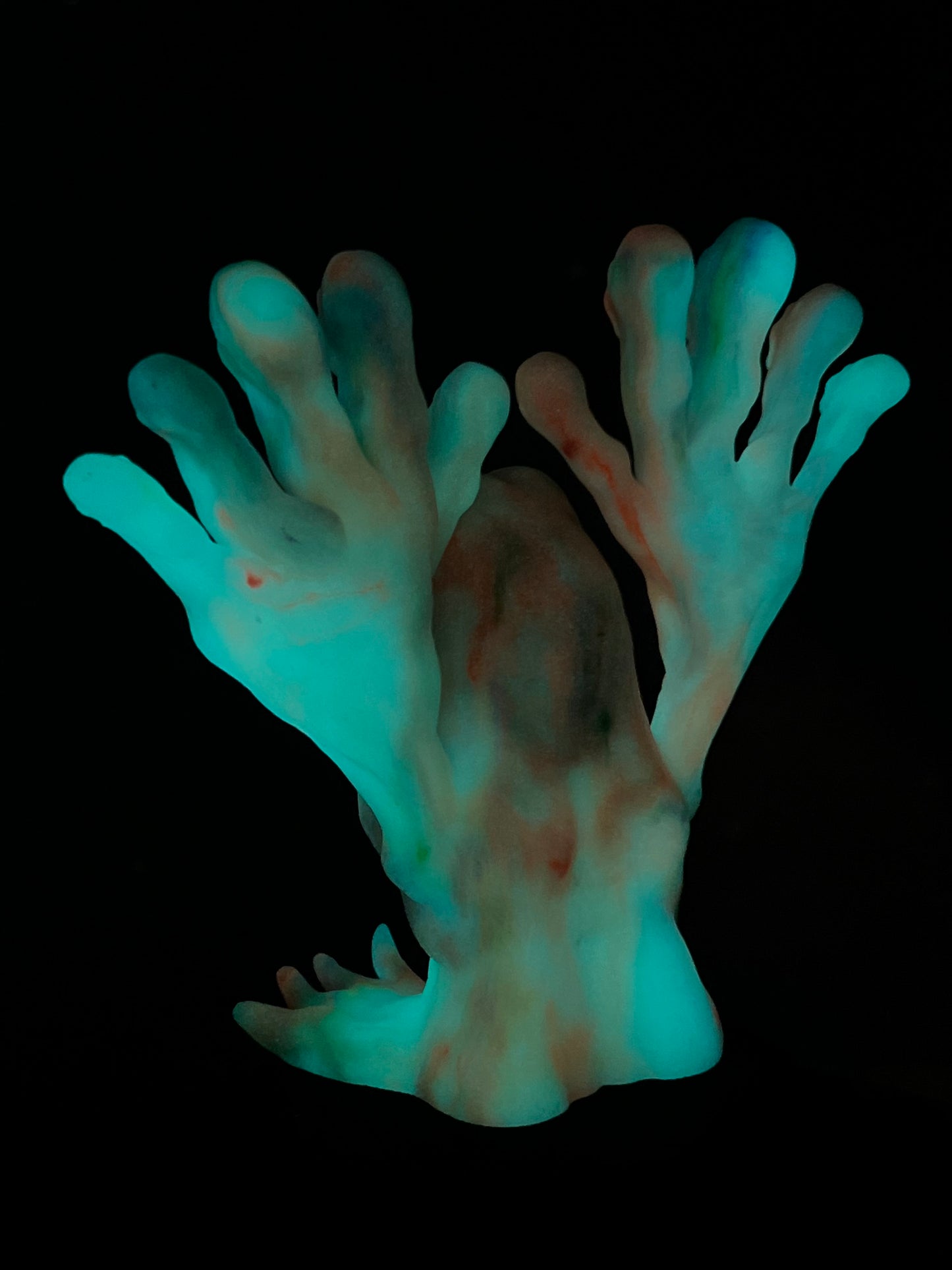 Ape Fingers Beast: Glow in the Dark Neon Marbled