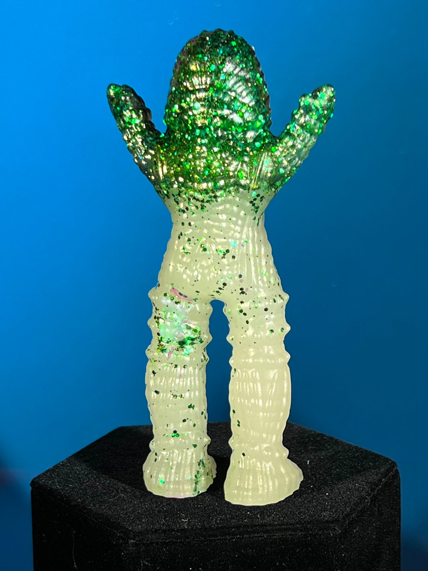 Astro Sphinx Ape: Green Glitter Glow