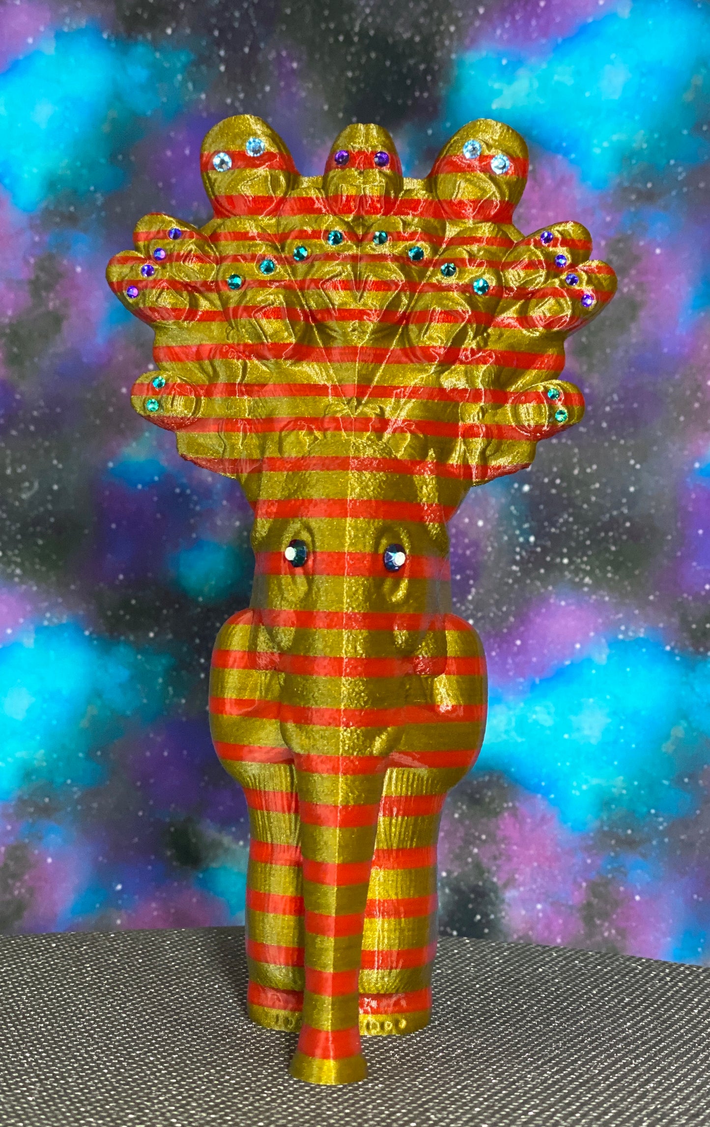 King God Elephant Ape: Gold/Red