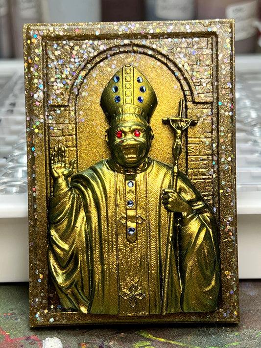 The Ape Bishop: Holy Decadence Pocket Ape, Gold
